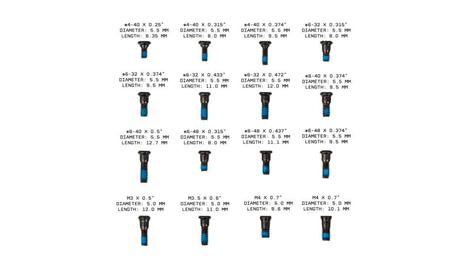 Monstrum Red Dot Screw Kit