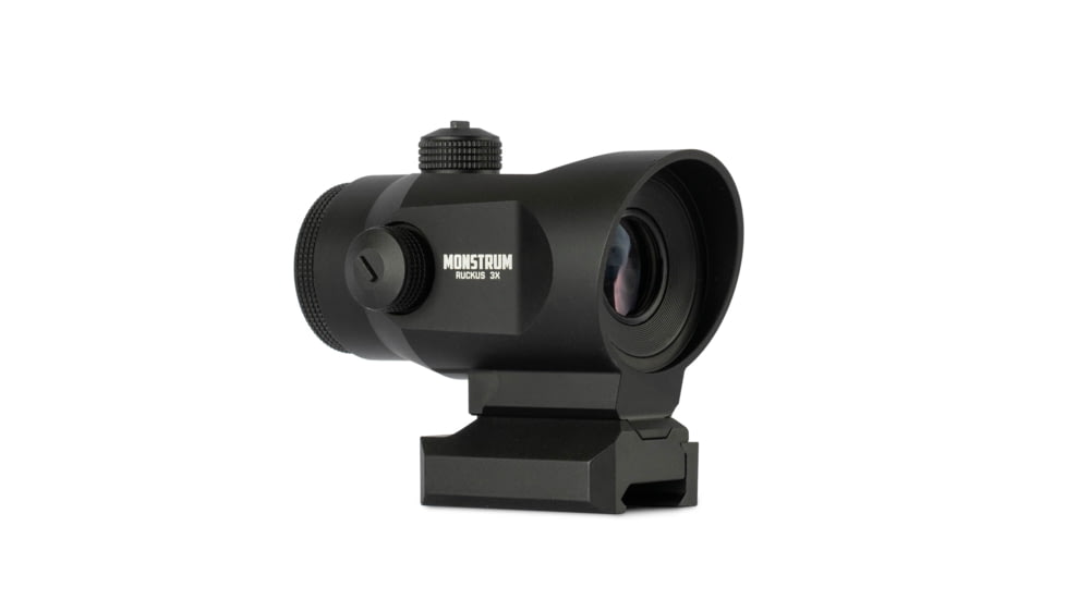 Monstrum Ruckus 3x30mm Prismatic Red Dot Sight w/ Shake Awake