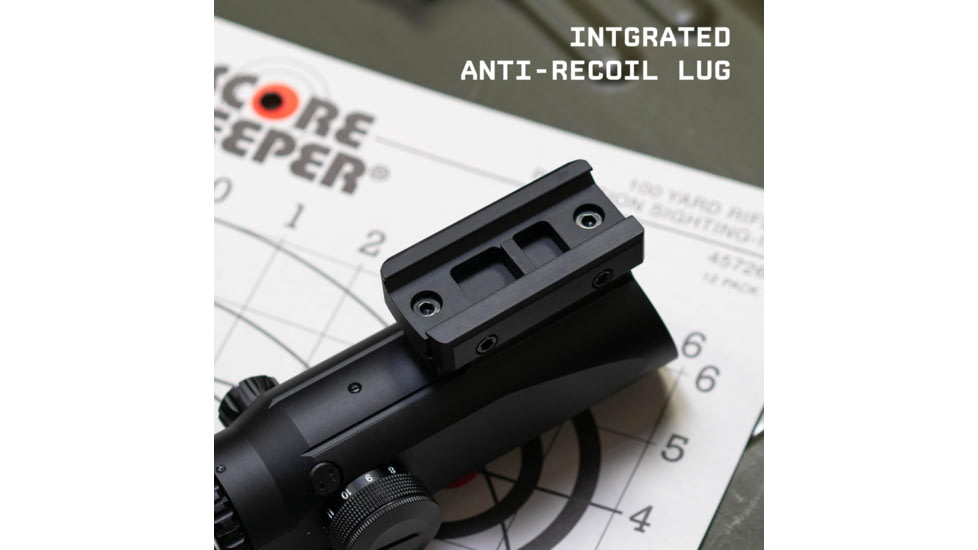 Monstrum Ruckus Pro 4x20mm Prismatic Red Dot Sight w/ Piggyback Mount&amp;Shake Awake