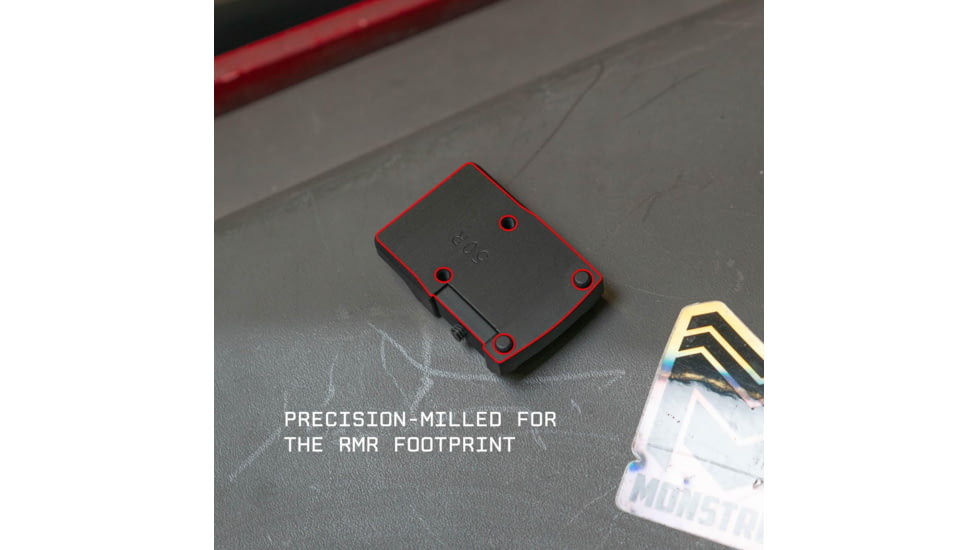Monstrum Shrapnel Series Micro RMR, 407C/507C, XR Footprint Red Dot Picatinny Base Mount