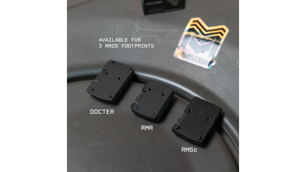 Monstrum Shrapnel Series Micro RMR, 407C/507C, XR Footprint Red Dot Picatinny Base Mount