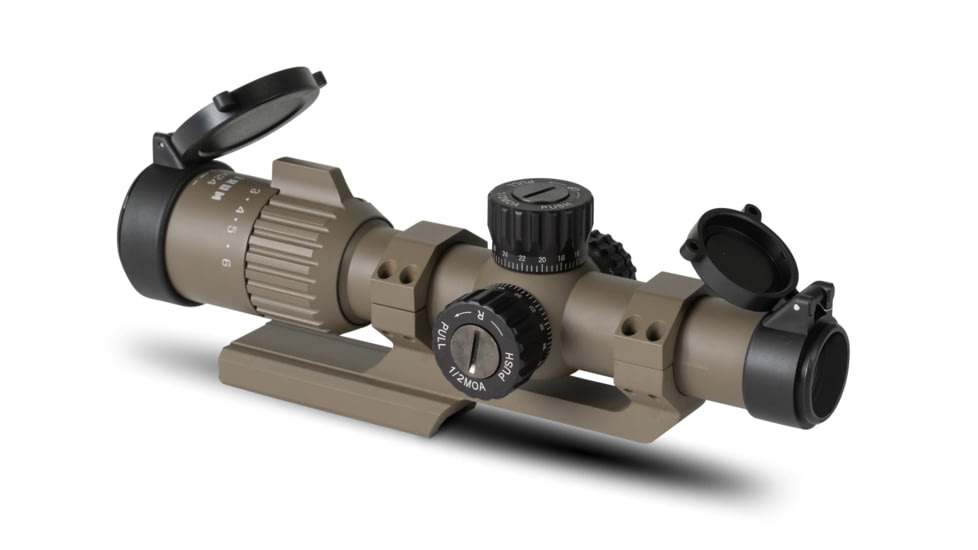Monstrum Spectre 1-6x24mm LPVO 30mm Tube Rifle Scope, Second Focal Plane