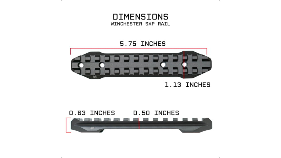 Monstrum Winchester SXP/Defender / 1300 Grimlock Picatinny Rail Mount
