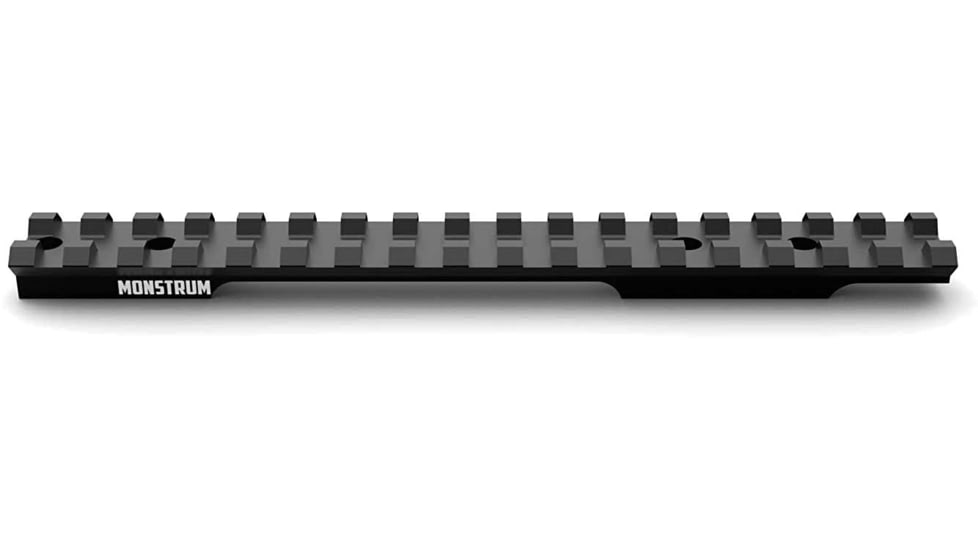 Monstrum Picatinny Rail Mount Round Back Receiver Rifles, For Savage AccuTrigger, Black, RM137