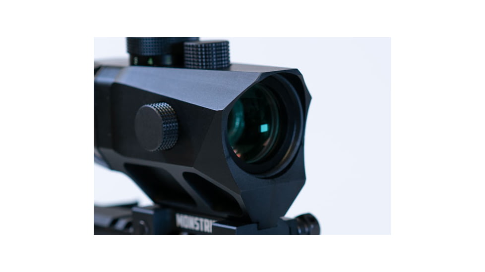 Monstrum Raven Series 1.5x20mm Prism Scope, Black, PR1520-B