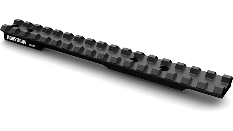 Monstrum Remington 700 Short Action 17-Slot Picatinny Rail, 0 MOA, Black, RM151