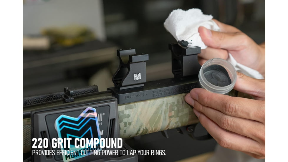 Monstrum Scope Ring Alignment and Lapping Tool Kit, 30mm Diameter, Black, T11