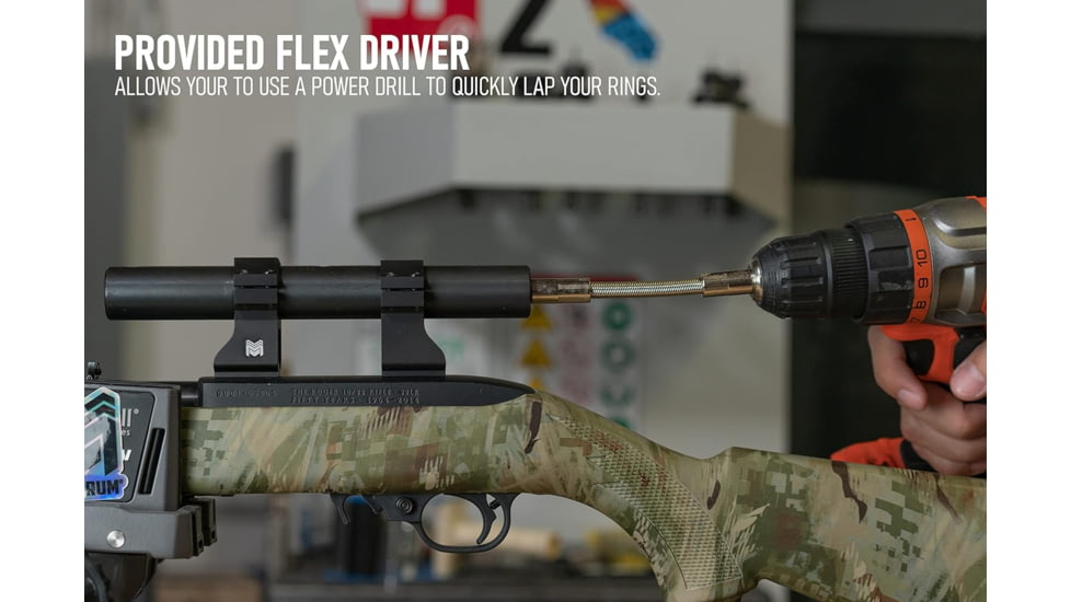 Monstrum Scope Ring Alignment and Lapping Tool Kit, 30mm Diameter, Black, T11