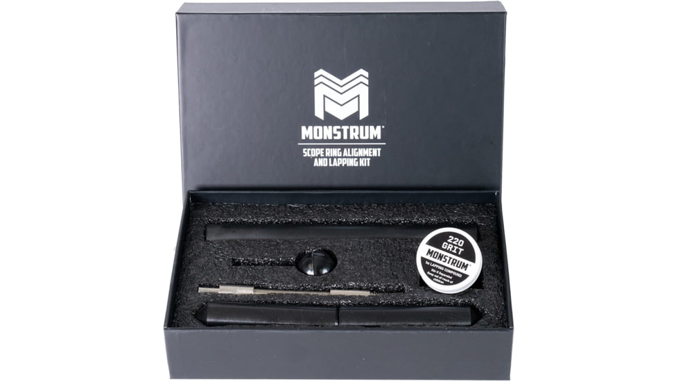 Monstrum Scope Ring Alignment and Lapping Tool Kit, 30mm Diameter, Black, T11