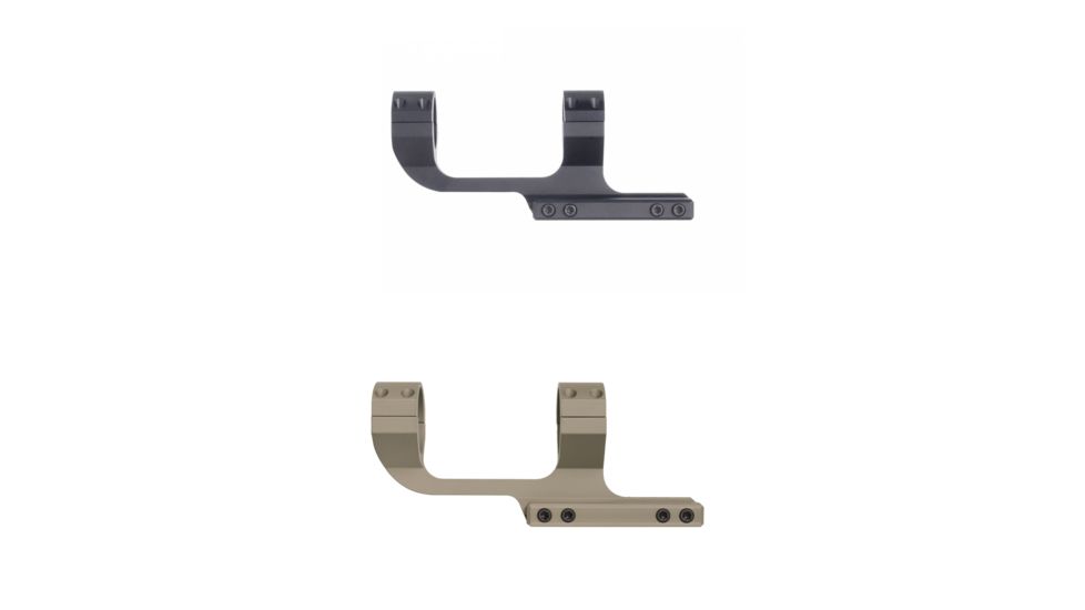 Monstrum Slim Profile Series Offset Picatinny Scope Mount, 30mm, Black, Flat Dark Earth