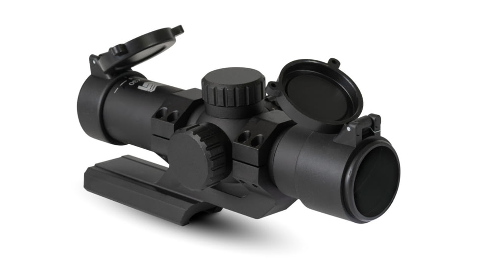Monstrum Stealth 4x30mm 30mm Tube Fixed Magnification Scope, Black, SG430-B