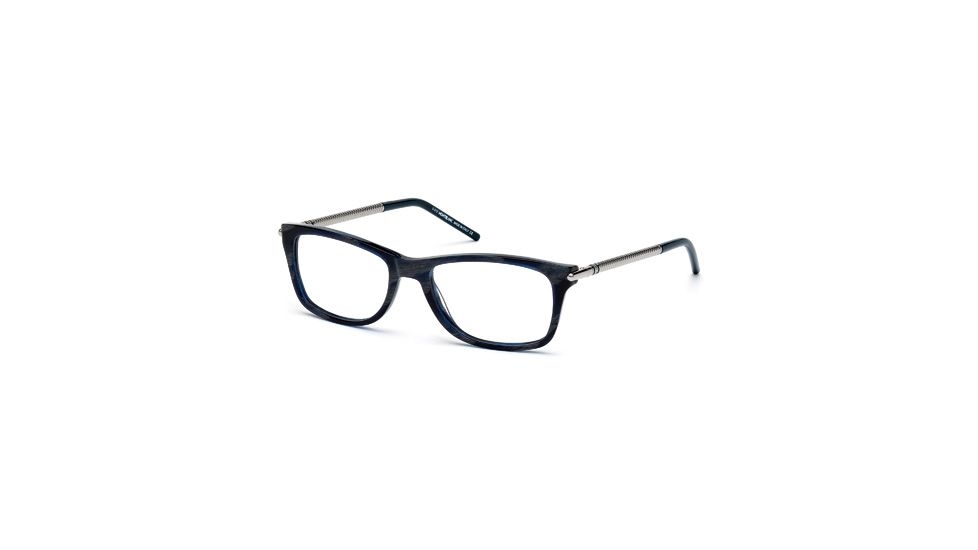 Mont Blanc MB0439 Eyeglass Frames - Blue Frame Color