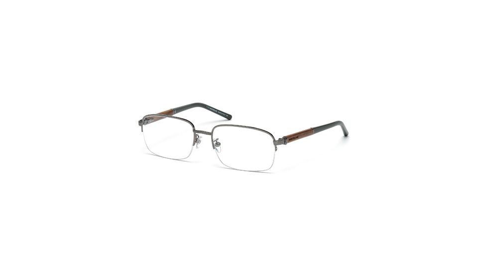 Mont Blanc MB0447 Eyeglass Frames - Shiny Gun Metal Frame Color