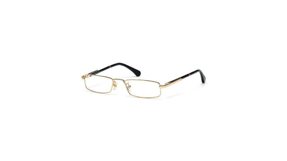 Mont Blanc MB0448 Eyeglass Frames - Shiny Rose Gold Frame Color