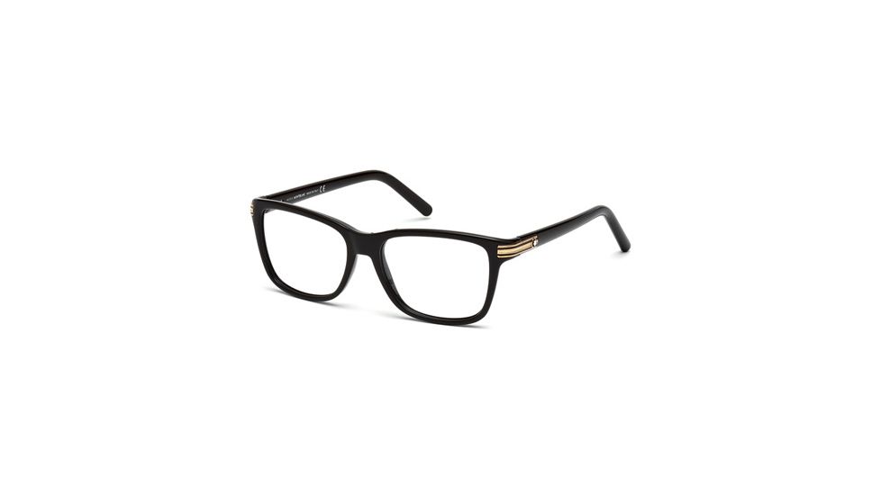 Mont Blanc MB0477 Eyeglass Frames - Black Frame Color