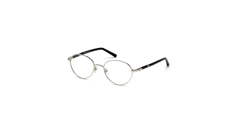 Mont Blanc MB0527 Eyeglass Frames - Shiny Palladium Frame Color
