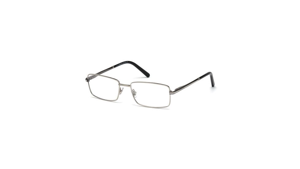 Mont Blanc MB0578 Eyeglass Frames - Shiny Gun Metal Frame Color