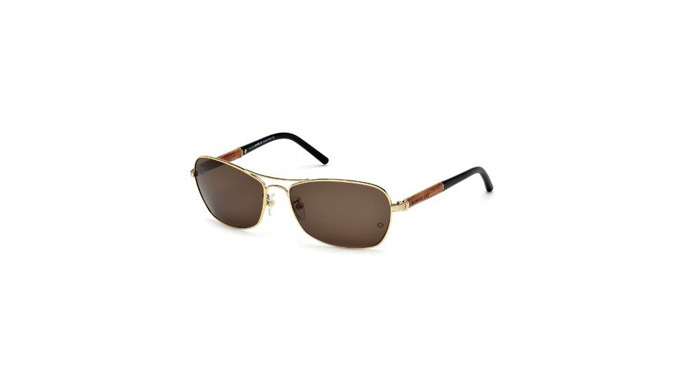 Mont Blanc MB410S Sunglasses - Shiny Rose Gold Frame Color