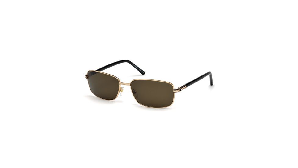 Mont Blanc MB503S Sunglasses - Shiny Rose Gold Frame Color