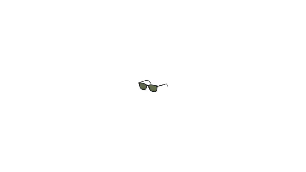 Mont Blanc MB586S Sunglasses - Matte Black Frame Color, Green Lens Color