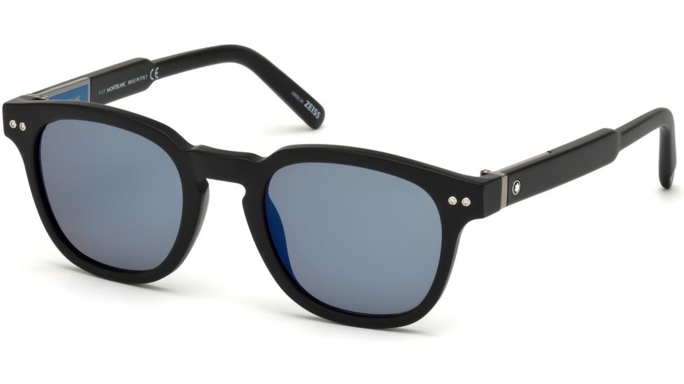 Mont Blanc MB693S Sunglasses - Matte Black Frame Color