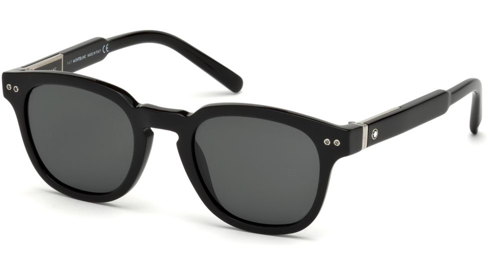 Mont Blanc MB693S Sunglasses - Shiny Black Frame Color