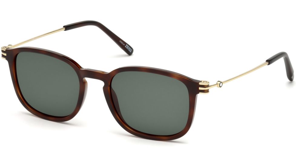 Mont Blanc MB698S Sunglasses - Dark Havana Frame Color, Roviex Lens Color