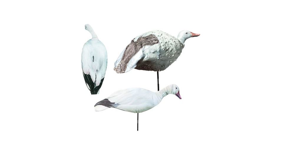 snow goose combo decoy, white
