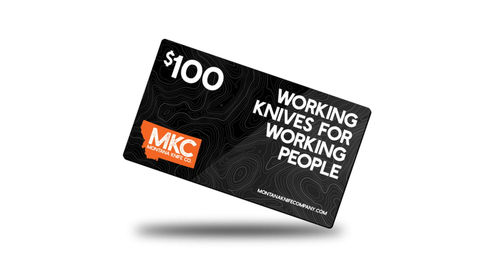 Montana Knife Company MKC E-GIFT CARDS 9AF5D31F, 100.00, GIFT100