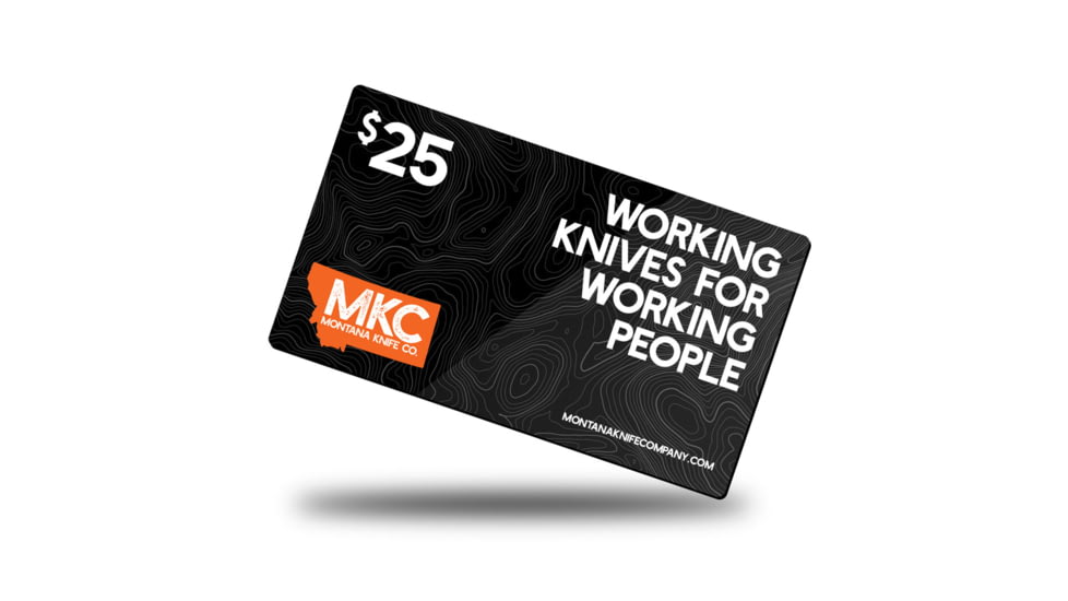 Montana Knife Company MKC E-GIFT CARDS 9AF5D31F, 25.00, GIFT25