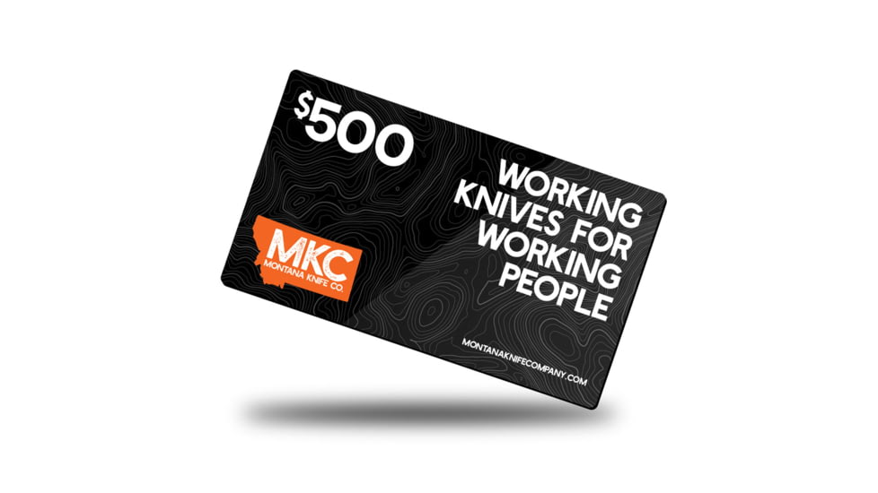 Montana Knife Company MKC E-GIFT CARDS 9AF5D31F, 500.00, GIFT500