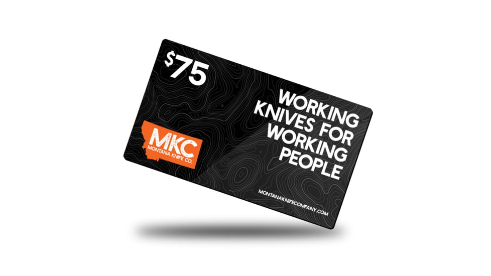 Montana Knife Company MKC E-GIFT CARDS 9AF5D31F, 75.00, GIFT75