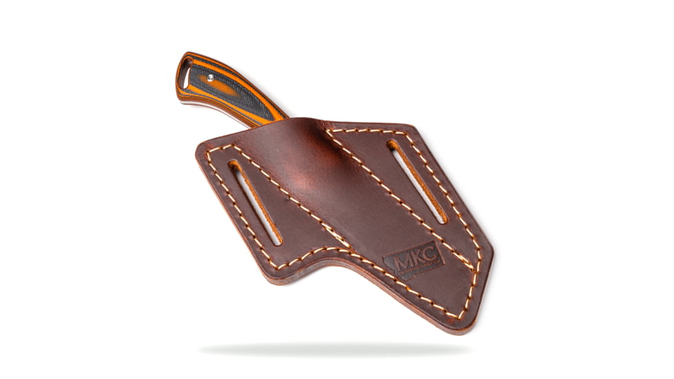 Montana Knife Company STOCKYARD LEATHER SHEATH - ANGLED BELT CARRY 30AC9453, MKC-001196