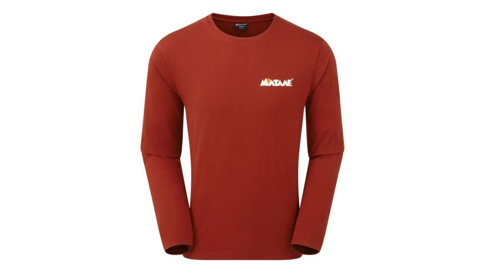 Montane 1993 Long Sleeve T-Shirt - Mens, Redwood, 2XL, M19LSRWDZ07