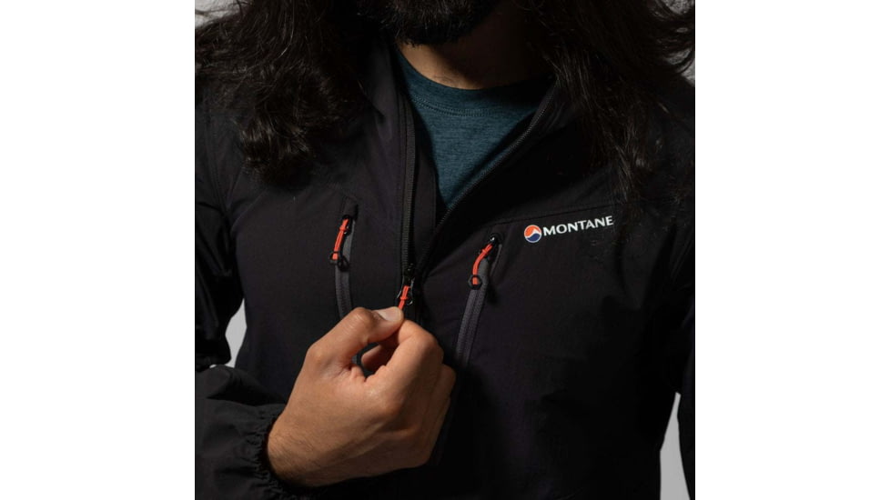 Montane Alpine Edge Jacket - Mens, Black, Small, MAEDJBLAB09