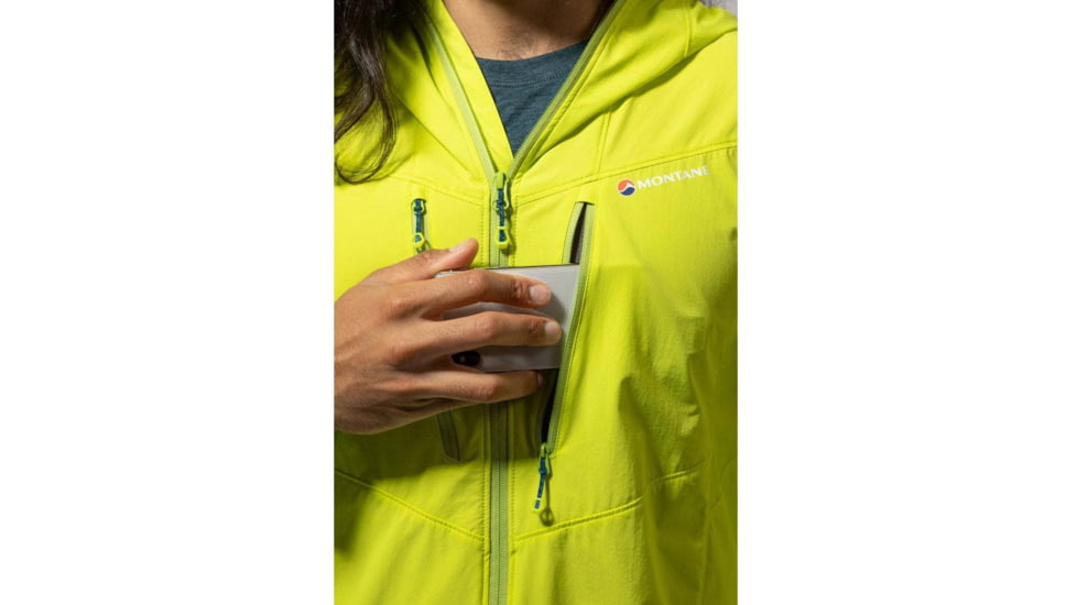 Montane Alpine Edge Jacket - Mens, Citrus Green, Extra Large, MAEDJCITX09
