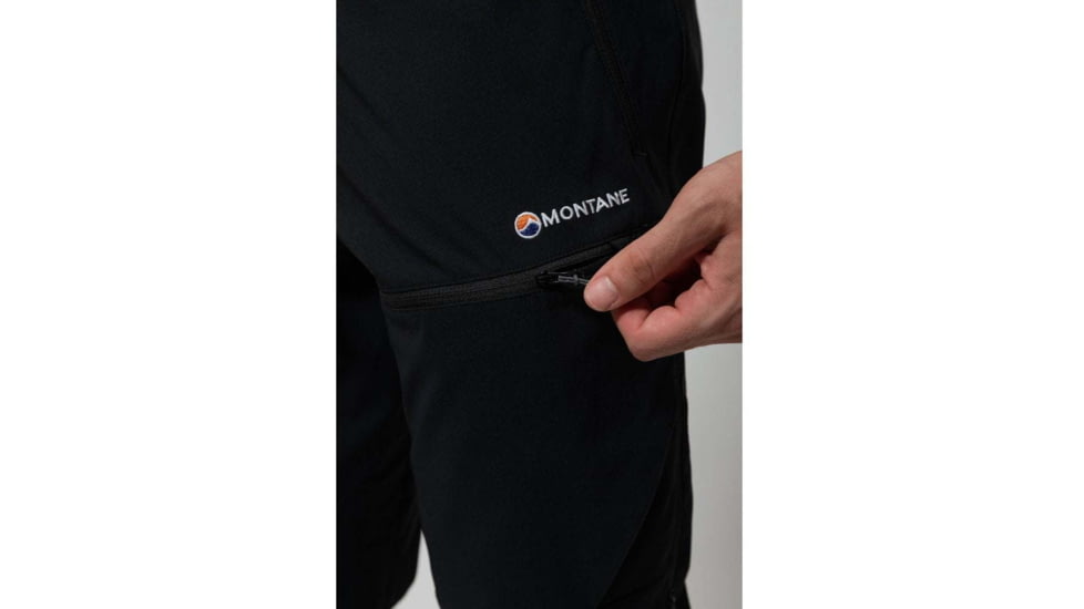 Montane Alpine Mission Pants-Reg Leg - Mens, Black, Extra Large, MAMPRBLAX08