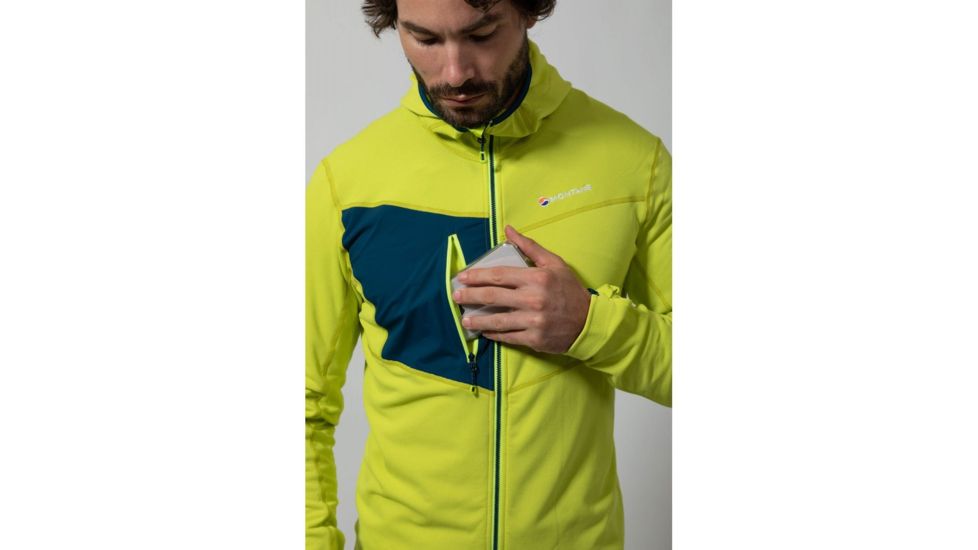 Montane Alpine Raid Hoodie - Womens, Citrus Green, Medium, MARHOCITM08