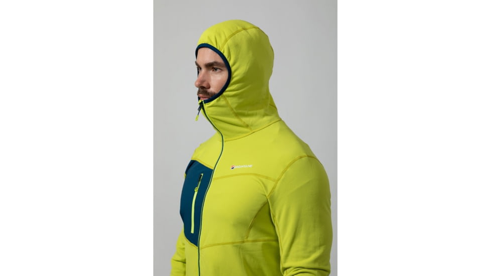 Montane Alpine Raid Hoodie - Womens, Citrus Green, Medium, MARHOCITM08