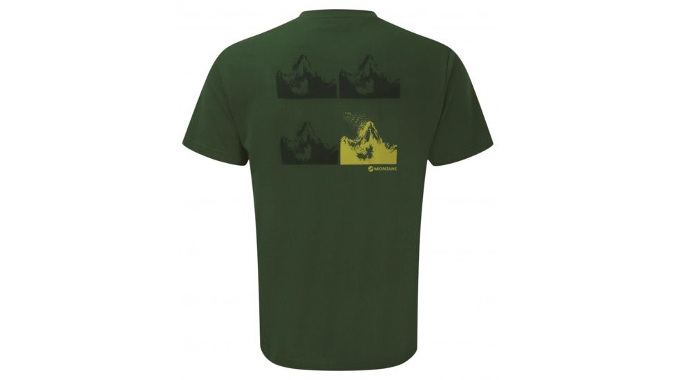 Montane Ama Dablam T-Shirt - Mens, Arbor Green, Extra Small, MADTSARBA07