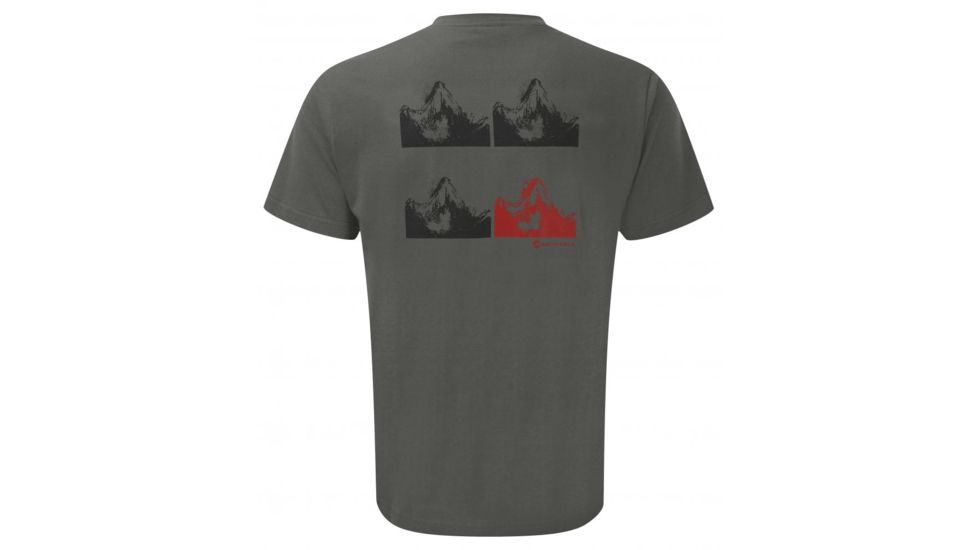 Montane Ama Dablam T-Shirt - Mens, Stratus Grey, 2XL, MADTSSTRZ07
