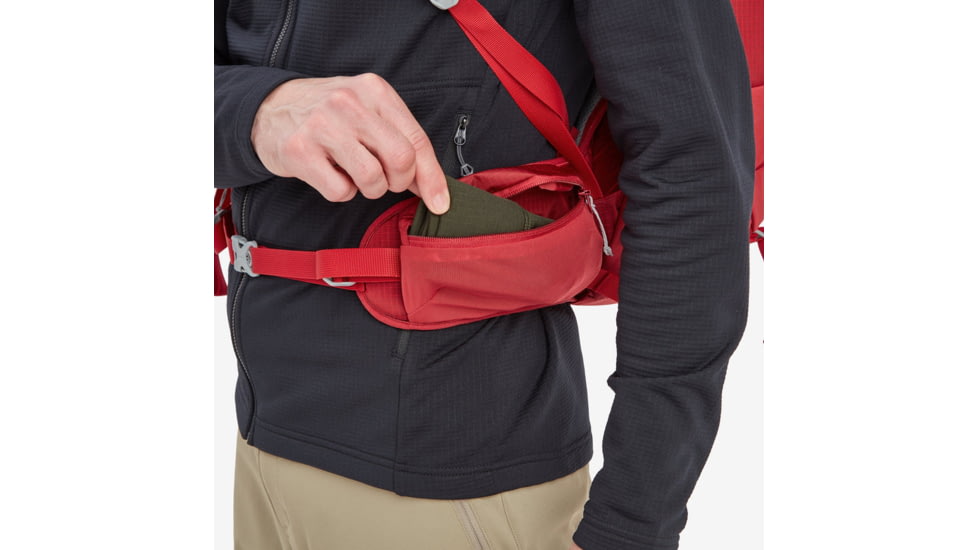 Montane Azote 25L Backpack, Acer Red, Adjustable, PAZ25ACRO15