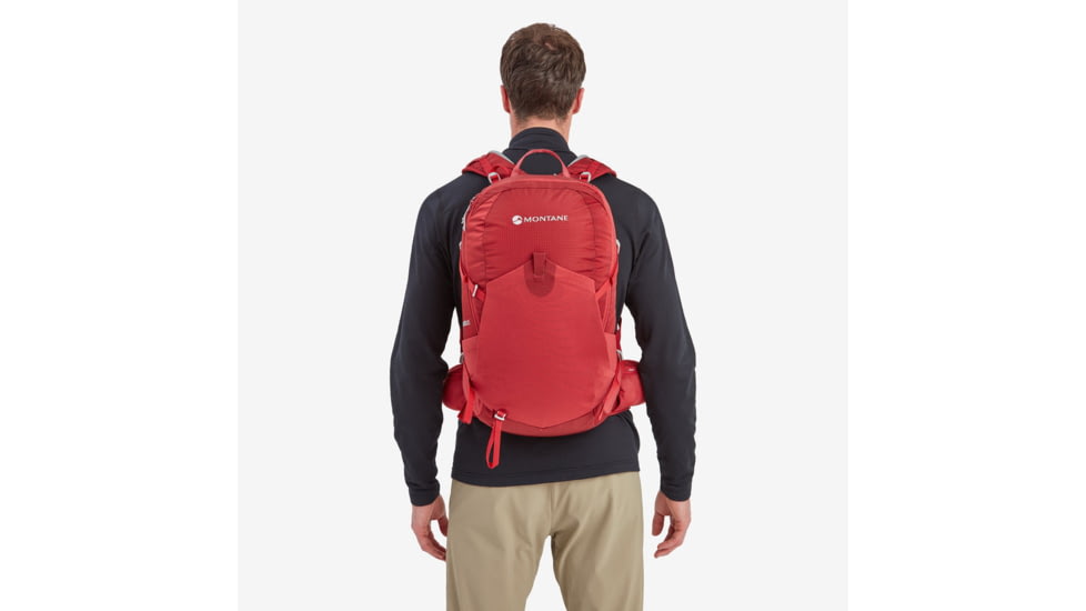 Montane Azote 25L Backpack, Acer Red, Adjustable, PAZ25ACRO15