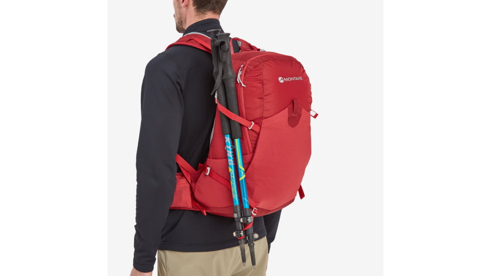Montane Azote 25L Backpack, Acer Red, Adjustable, PAZ25ACRO15