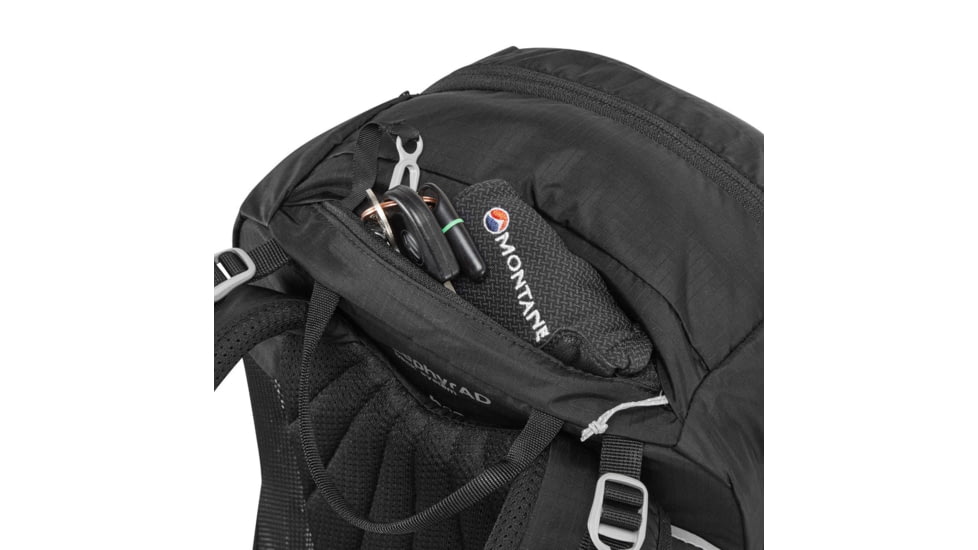 Montane Azote 25L Backpack, Black, One Size, PAZ25BLAO11