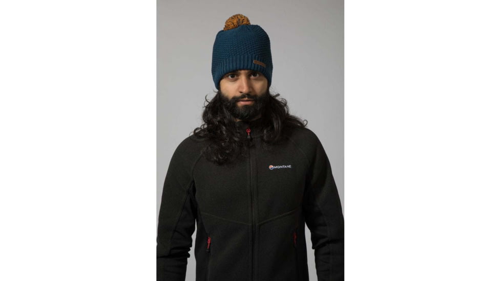 Montane Beta Bobble Beanie, Narwhal Blue, One Size, HBEBBNARO08