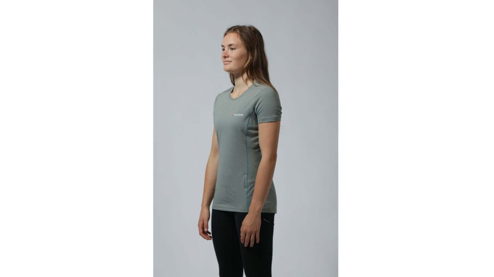 Montane Blade T-Shirt - Womens, Stratus Grey, Extra Small, FBLTSSTRA09