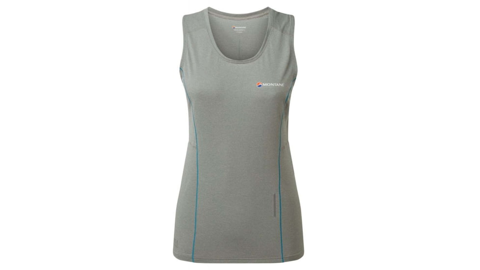 Montane Blade Vest - Womens, Stratus Grey, Small, FBLVESTRB09