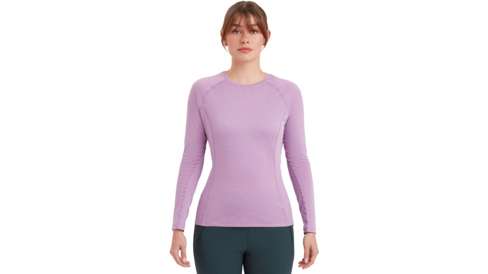 Montane Dart Long Sleeve T-Shirt - Womens, Allium, Medium, FDRLSALMM15