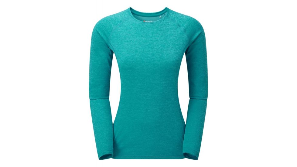 Montane Dart Long Sleeve T-Shirt - Womens, Blue Ridge, Extra Small, FDLTSBLRA07